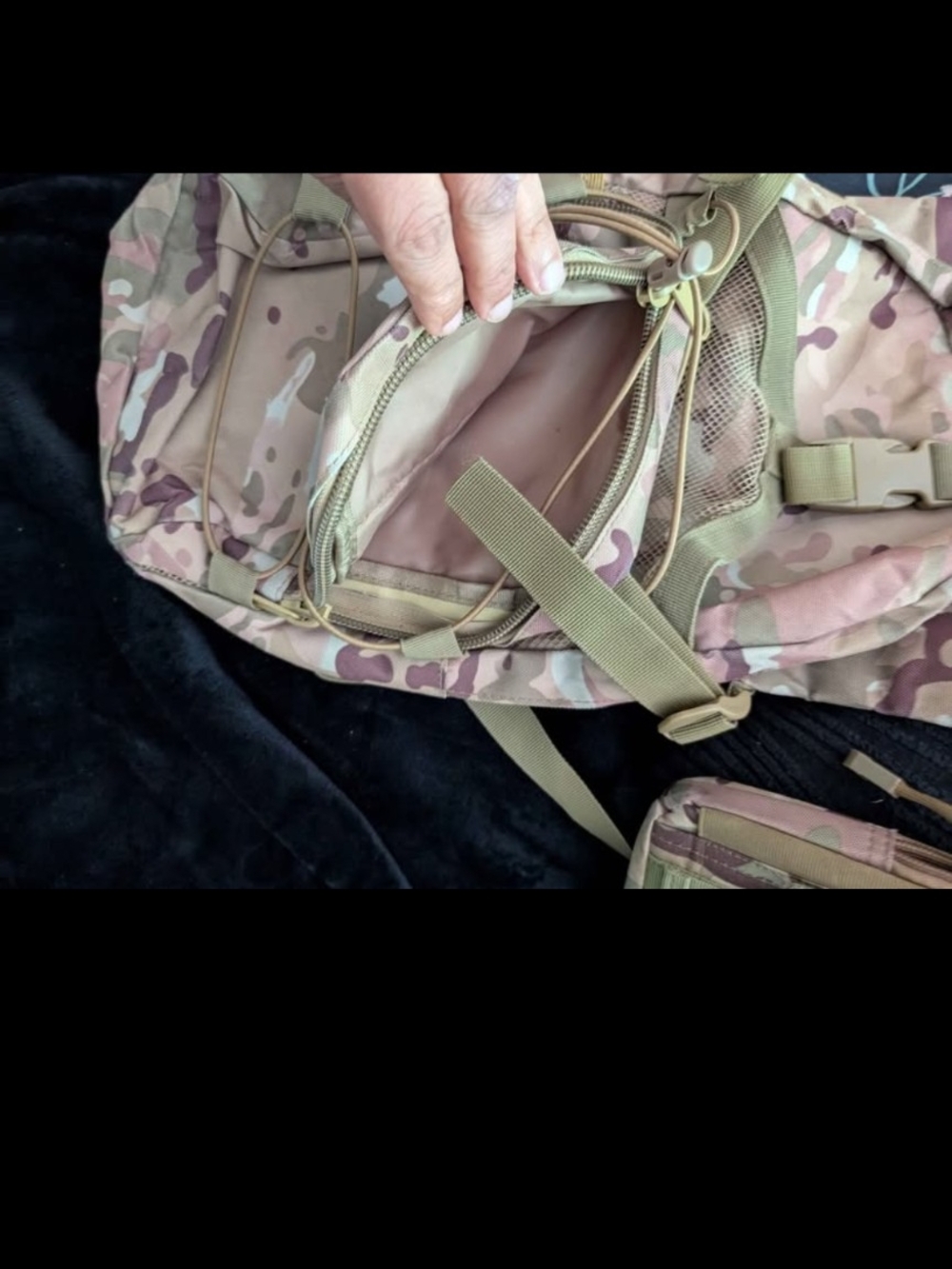 Camo Tactical Backpack - Desert Multicam